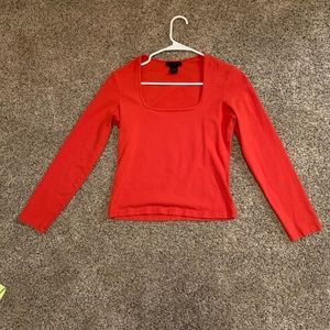 Burnt Orange long sleeve top